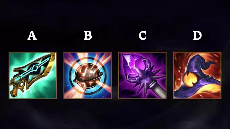 Which item grants spell vamp and ability power, making it useful for spellcasting mages?