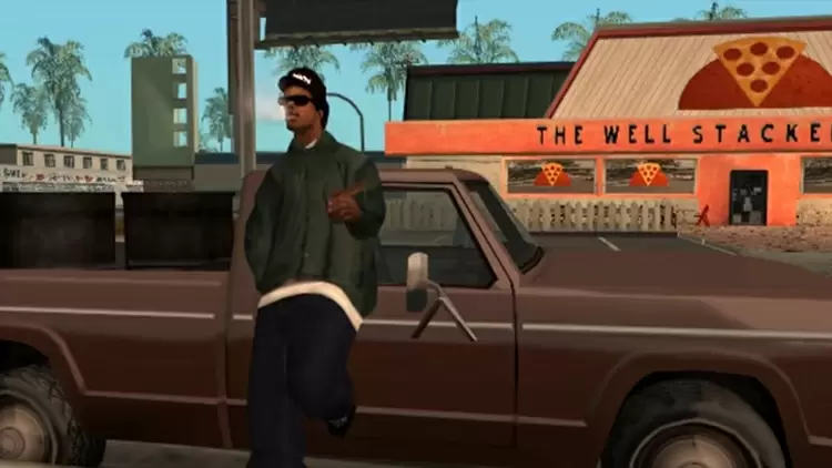 What did this green sabre elude to in regards to CJ's mother?