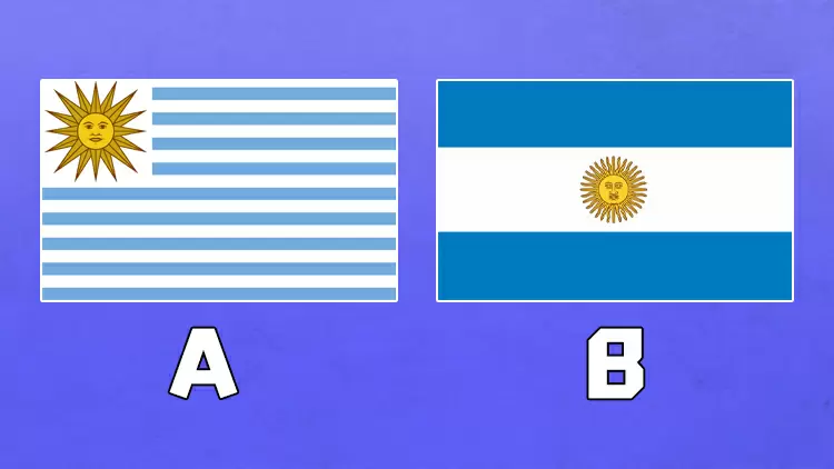 Which flag represents Argentina?