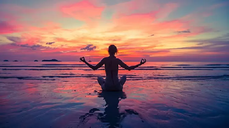 You feel most at peace when you are: