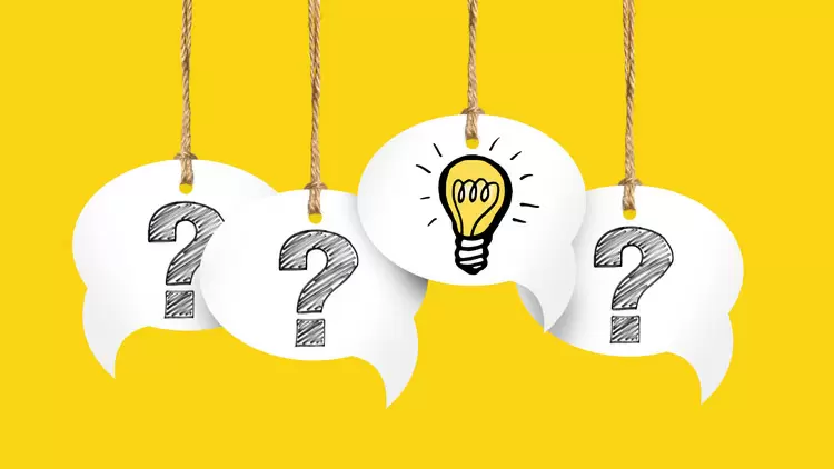 I often keep thinking about a question until I come up with the right answer.