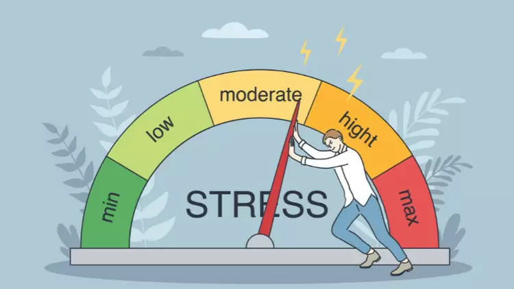 Your emotional stress has reached a moderate level.