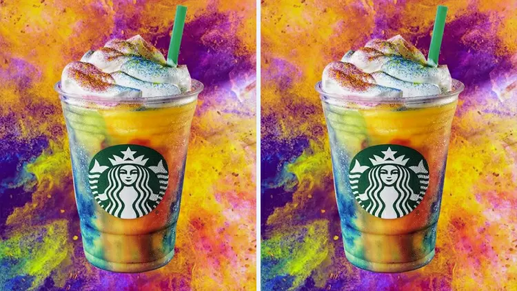 Tie-Dye Frappuccino