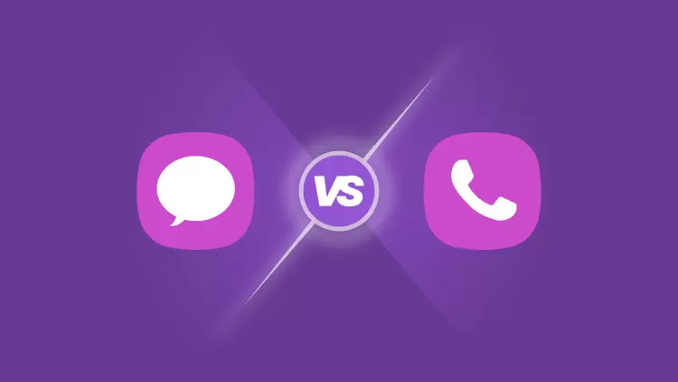 Do you prefer to text than have a phone call? even a phone call is more efficient to communicate.